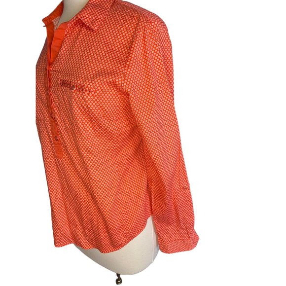 7th Avenue NY and Company Button Down Shirt Salmon Women's M - Picture 4 of 10